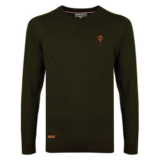 Q1905 Men's Sweater Heemskerk - Dark Army Green