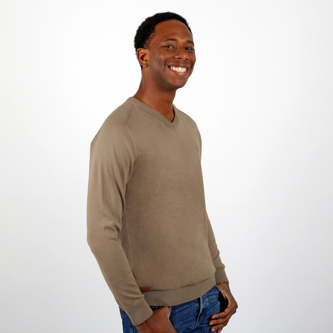 Men's Sweater Heemskerk - Medium Brown