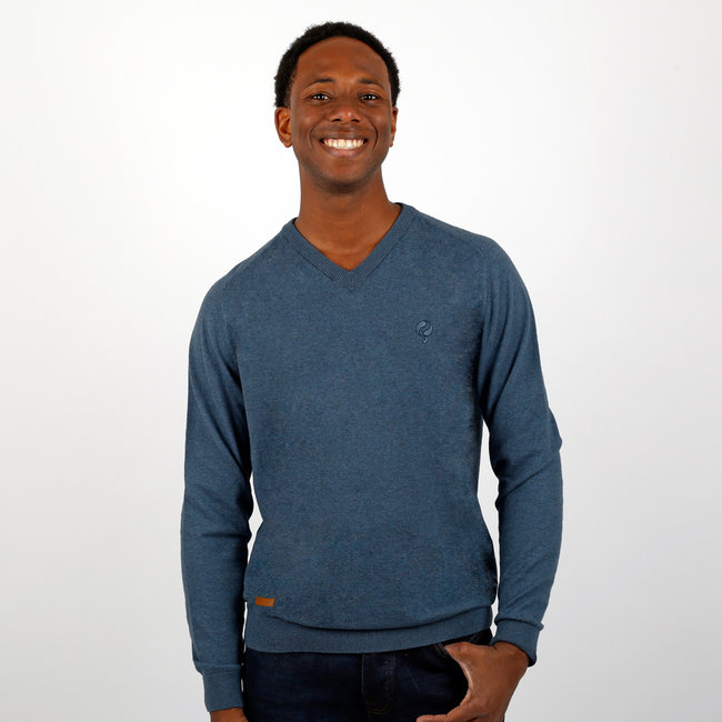 Men's Sweater Heemskerk - Light Denim Blue