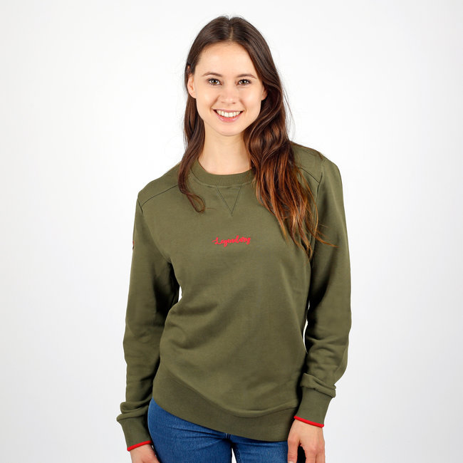 Dames Trui Vijfhuizen - Legergroen