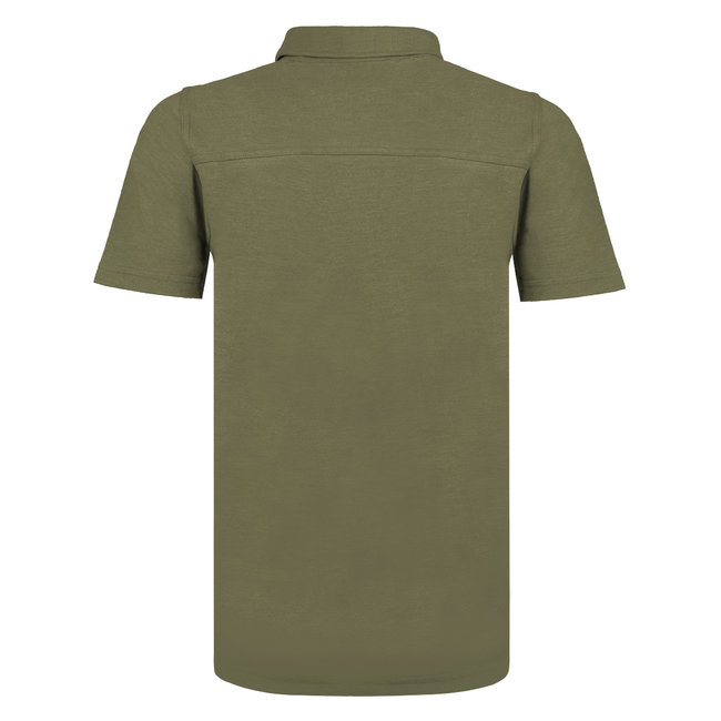 Heren Polo Oosterwijk - Licht Legergroen