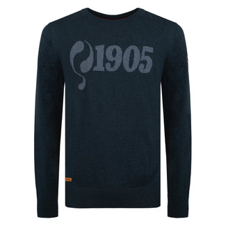 Q1905 Heren Trui Bleiswijk - Denim Blauw