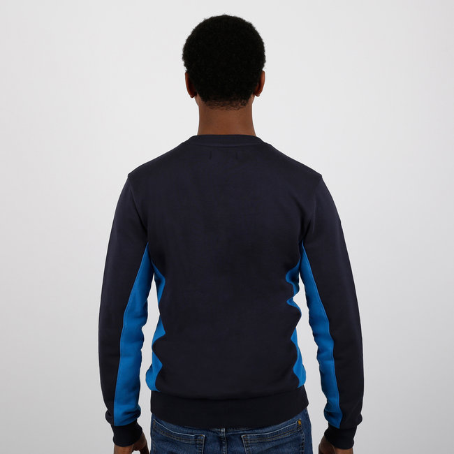 Men's Sweater Voorhout - Dark Blue/Royal Blue