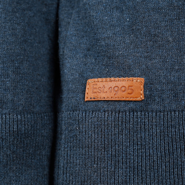Heren Trui Kralingen - Licht Denim Blauw