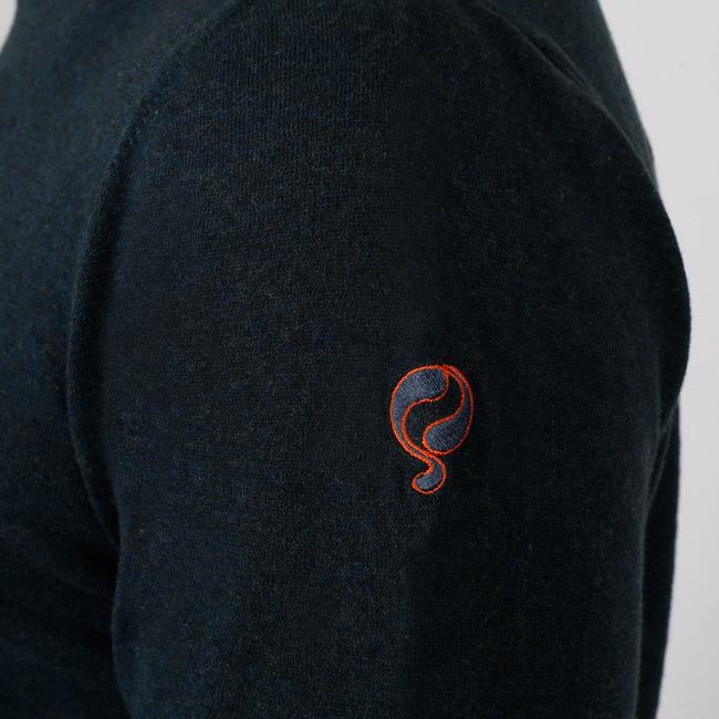 Heren Trui Bleiswijk - Denim Blauw