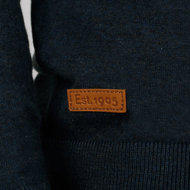 Heren Trui Bleiswijk - Denim Blauw