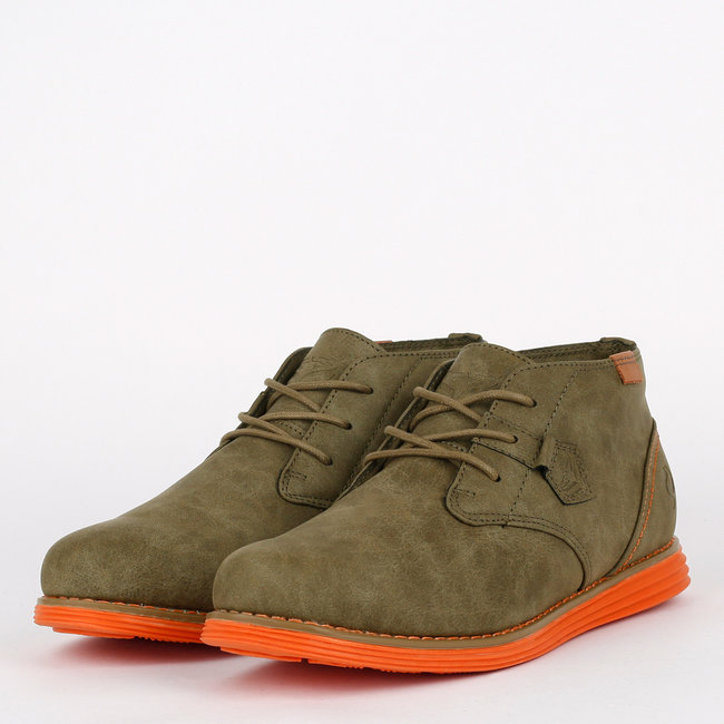 Men's Shoe Montfoort - Armygreen/Orange