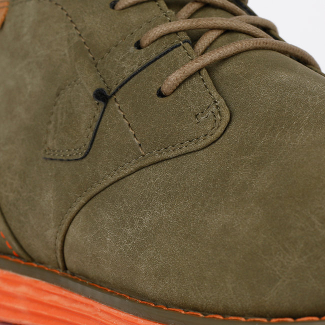 Men's Shoe Montfoort - Armygreen/Orange