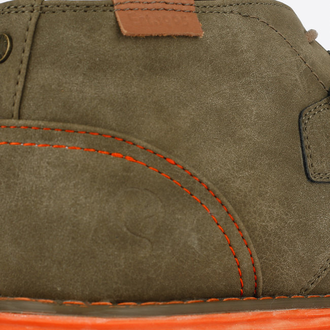 Men's Shoe Montfoort - Armygreen/Orange