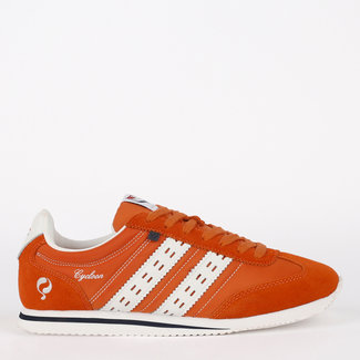 Q1905 Heren Sneaker Cycloon - Roest Oranje/Wit