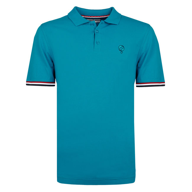 Men's Polo Bloemendaal - Aqua Blue