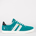 Q1905 Heren Sneaker Platinum - Aqua Blauw/Wit