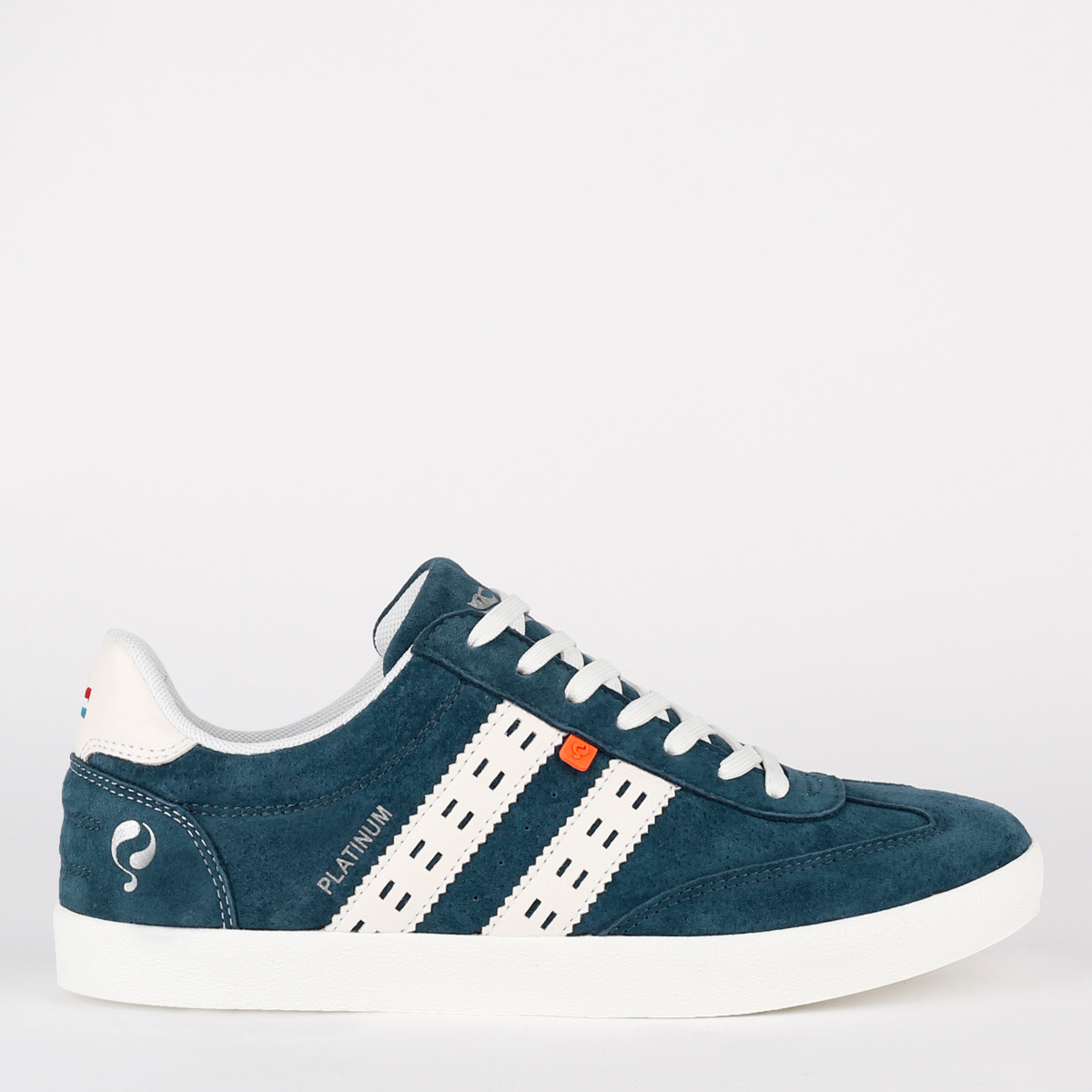 Heren Sneaker Platinum - Marine Blauw/Wit