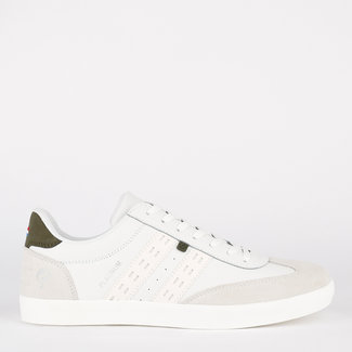 Q1905 Heren Sneaker Platinum - Wit/Legergroen