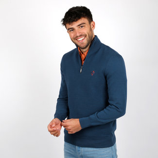 Q1905 Men's Sweater Woudrichem - Navy Blue