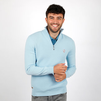 Q1905 Men's Sweater Woudrichem - Light Blue