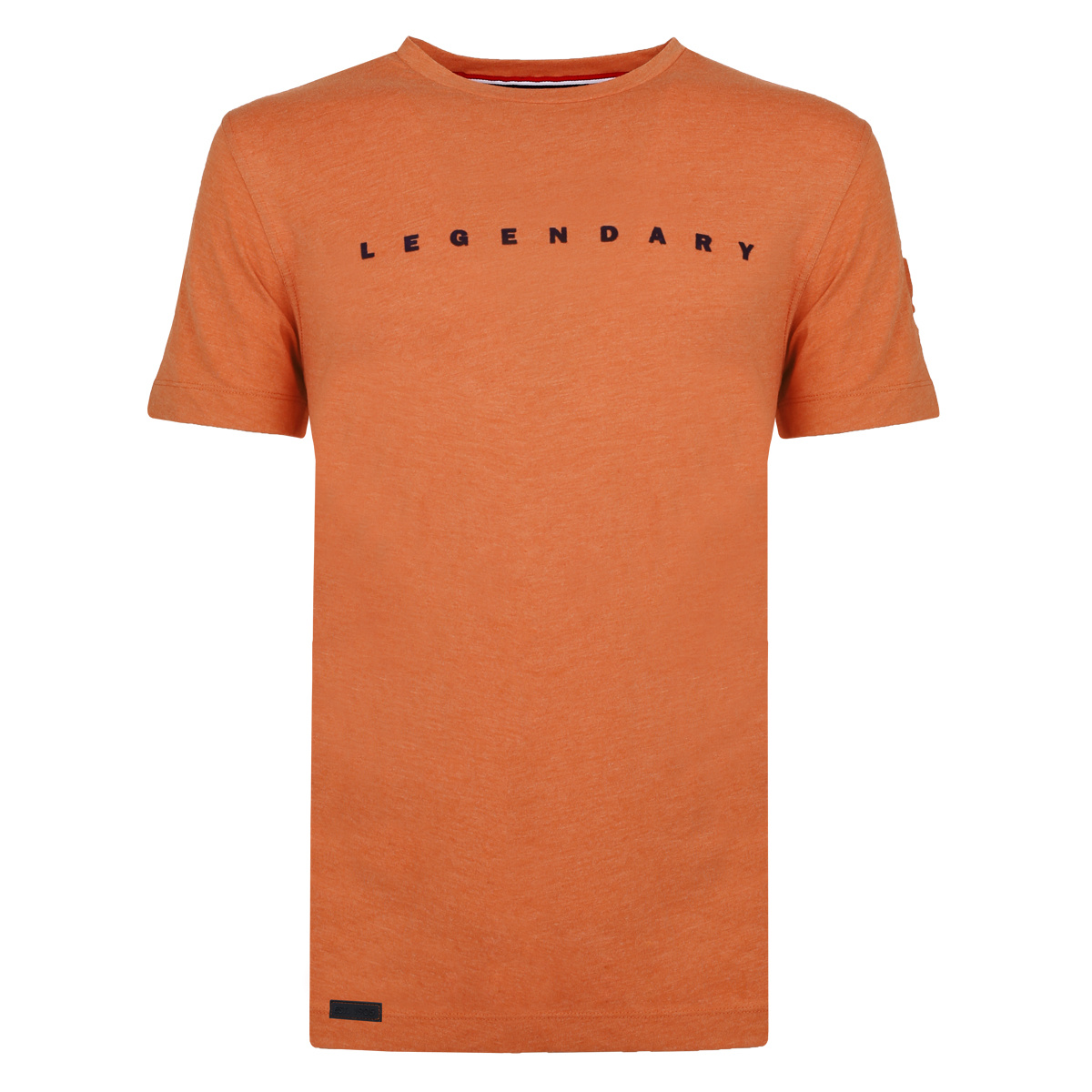 Heren T-Shirt Duinzicht | Koper Oranje