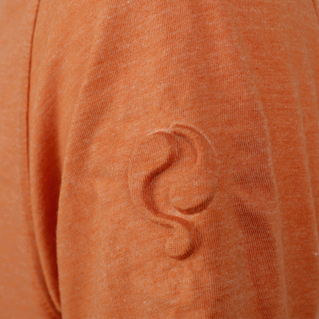 Heren T-Shirt Duinzicht - Koper Oranje