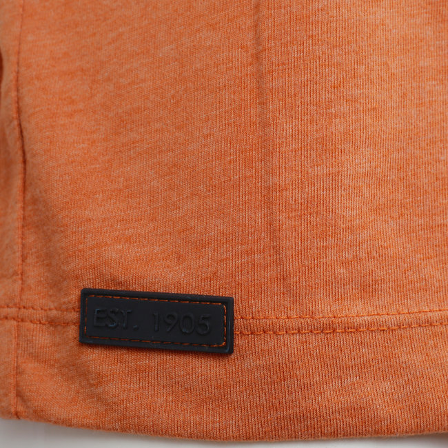 Heren T-Shirt Duinzicht - Koper Oranje