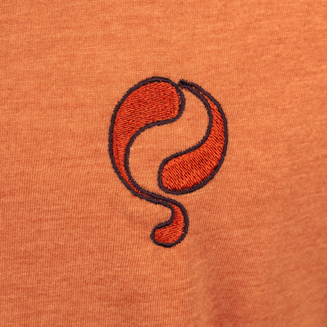 Heren T-Shirt Egmond - Koper Oranje