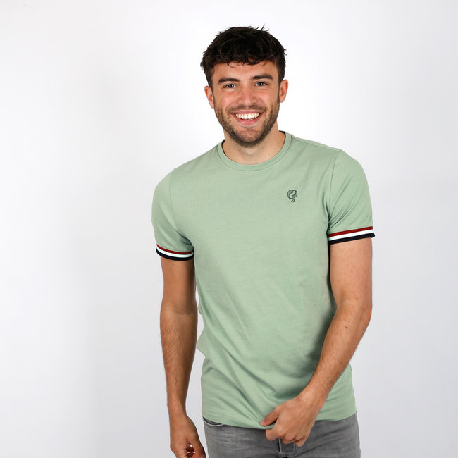 Heren T-Shirt Katwijk - Grijsgroen