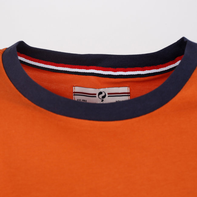 Men's T-Shirt Captain - Rust Orange/Dark Blue