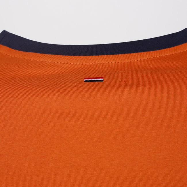 Men's T-Shirt Captain - Rust Orange/Dark Blue