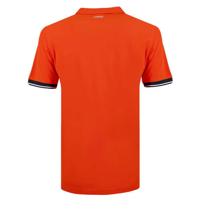 Heren Polo Stroke - Oranje Rood