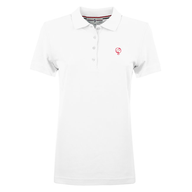Ladies Polo Square - White