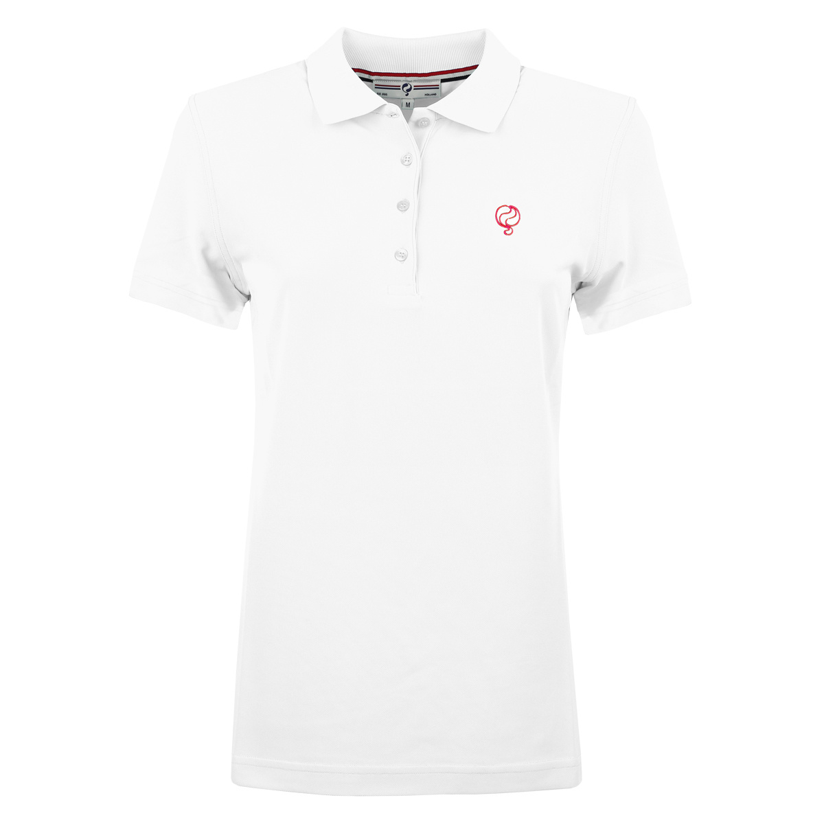 Dames Polo Square | Wit