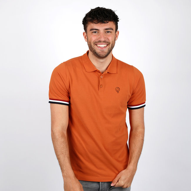 Heren Polo Bloemendaal - Roest Oranje