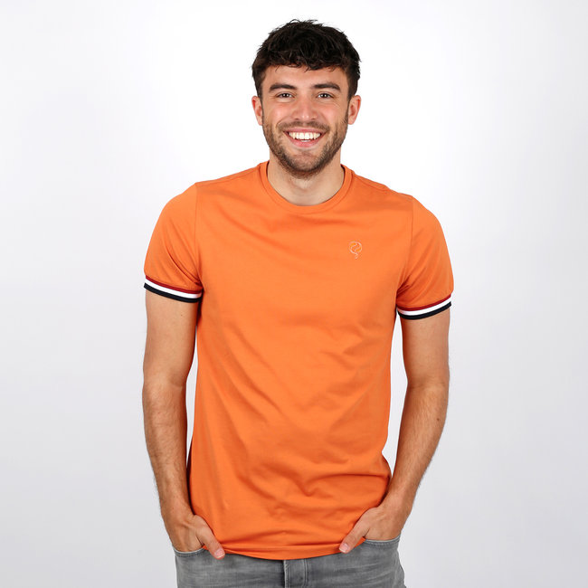 Heren T-Shirt Katwijk - Roest Oranje