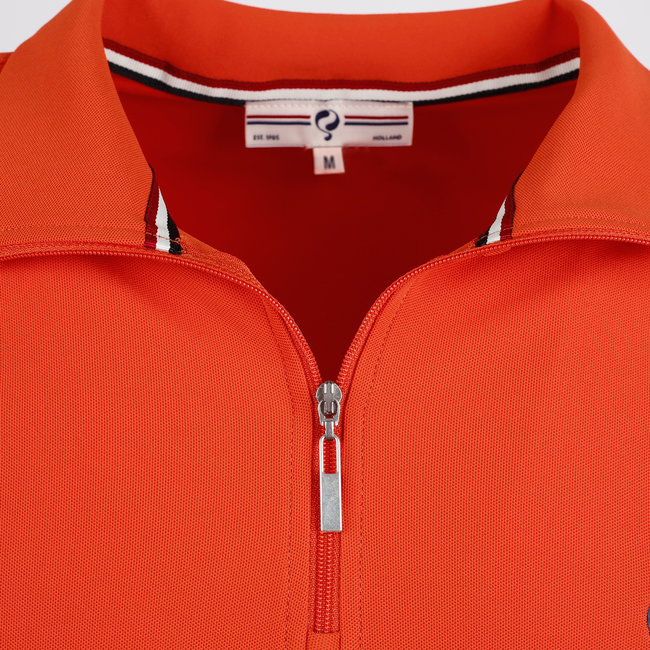 Heren Polo Stroke - Oranje Rood