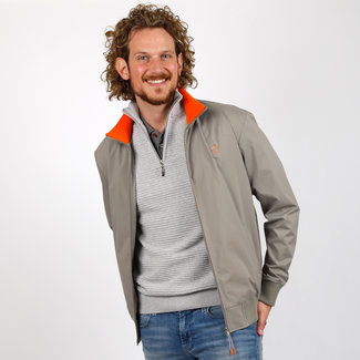 Q1905 Heren Jas Huizen - Lichtgrijs