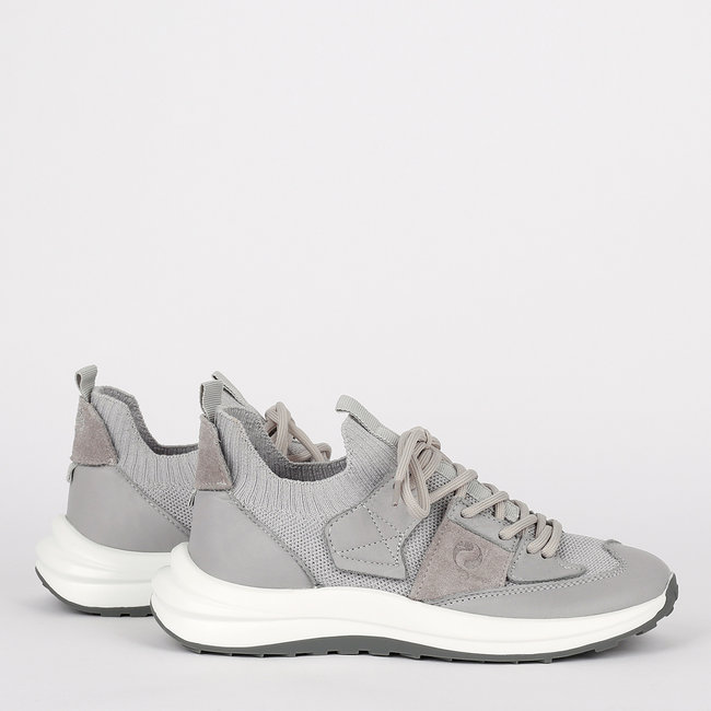 Dames Sneaker Leersum  -  Lichtgrijs