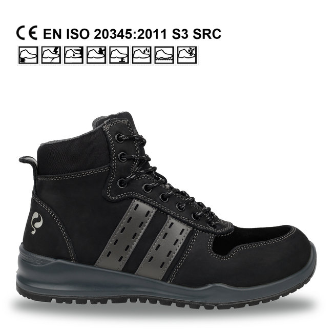 Q1905 Werkschoen Sport mid - Zwart/Grijs