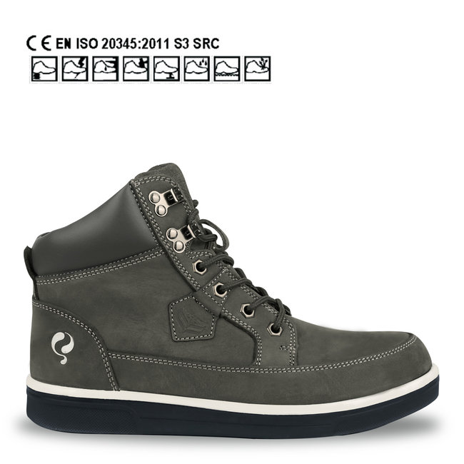 Q1905 Safety shoe Flame high - Grey
