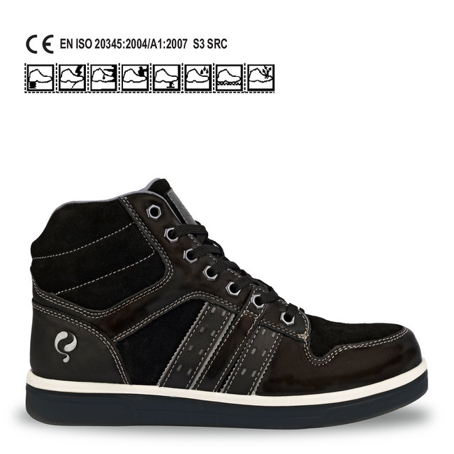 Q1905 Safety shoe Olympic QS0200 mid - Black
