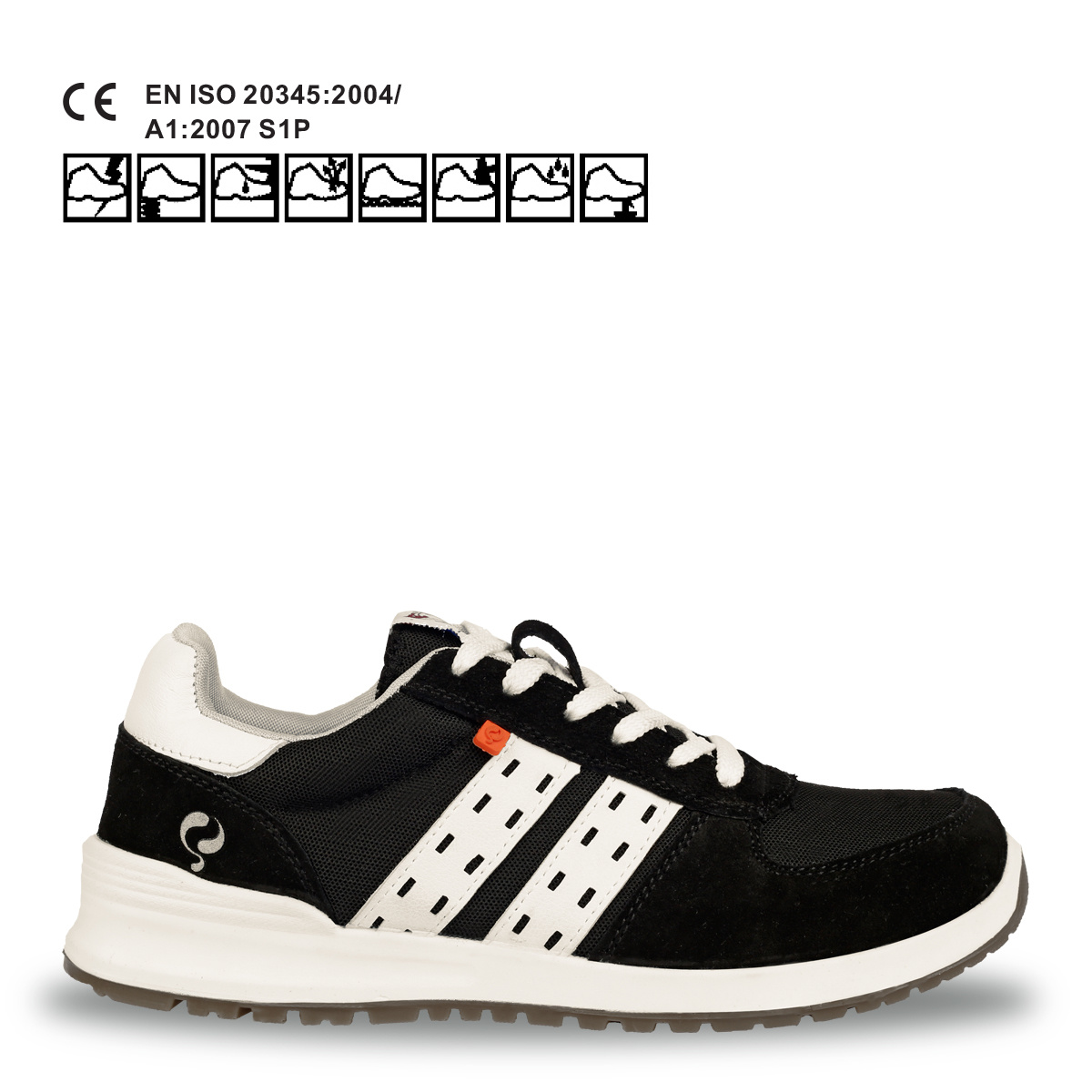 Werkschoen Sprint | Zwart Wit