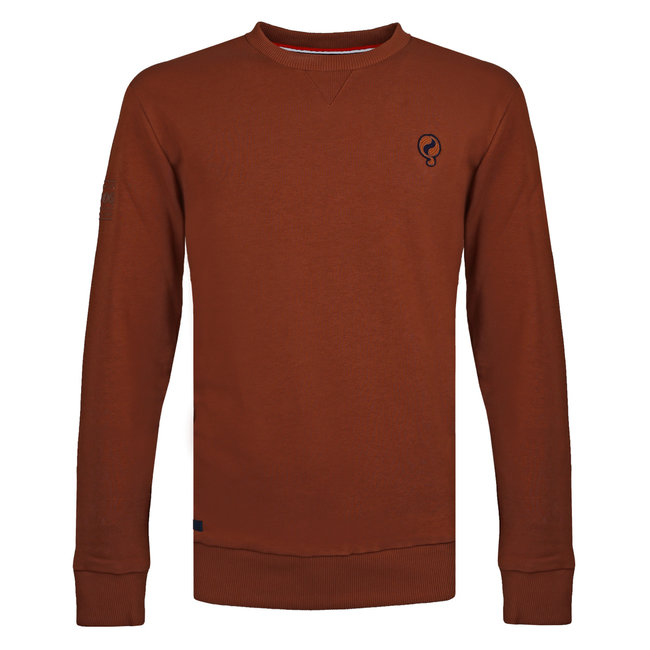 Q1905 Men's Pullover Zaandijk - Rust Brown