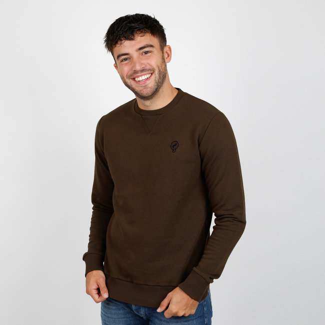 Heren Trui Zaandijk - Chocoladebruin