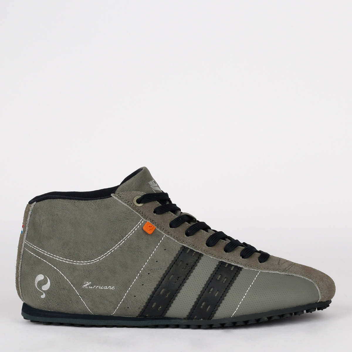 2 voor €129 | Heren Sneaker Hurricane | Grijs/Donkerblauw