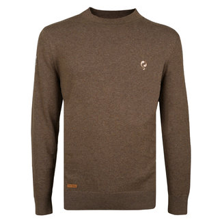 Q1905 Heren trui Zuidlaren - Taupe