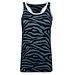 Q1905 Women's Q tanktop print Madrid - BG + Print BG/China Blue