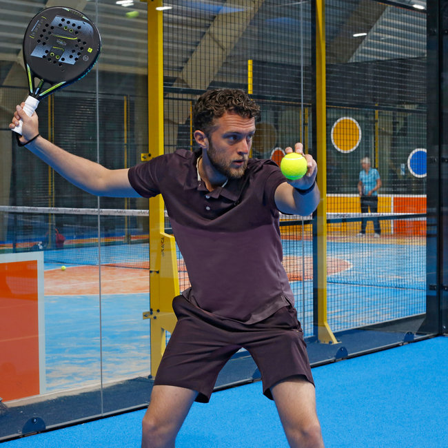 Heren Tennis Polo Antwerpen - Night Shade/Vintage Violet