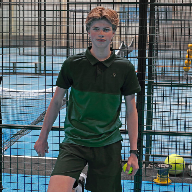Heren Tennis Polo Antwerpen - Pine Grove/Evergreen