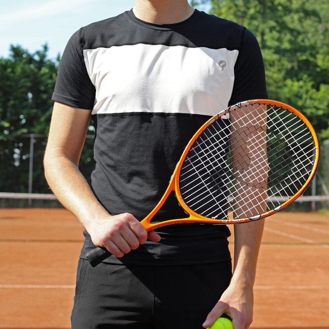 Heren Tee Brush Q Blue Graphite