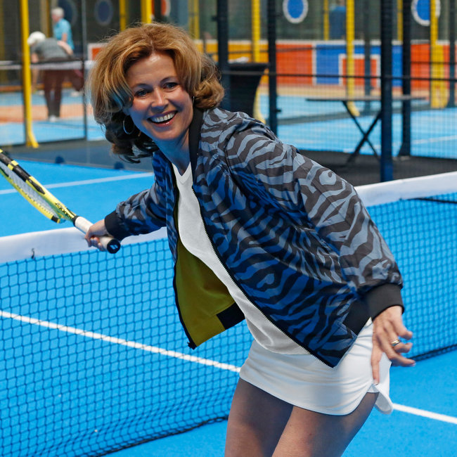 Dames Q tee Rome - White