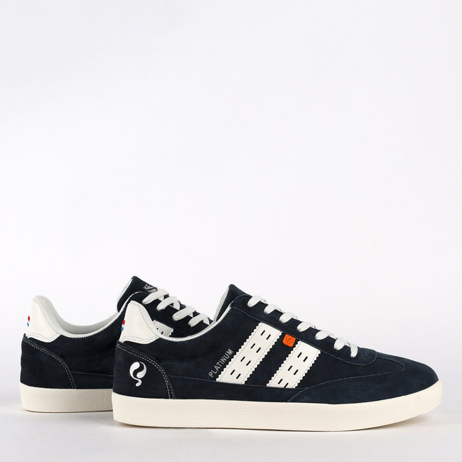 Men's Sneaker Platinum - Dark Blue/White