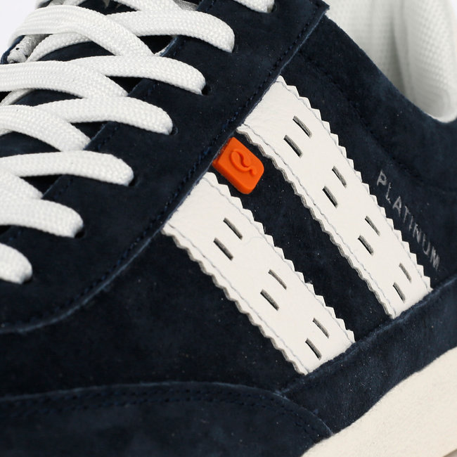 Men's Sneaker Platinum - Dark Blue/White